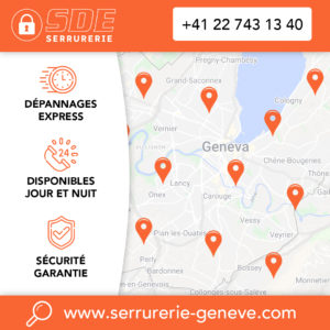 Serrurier Cologny, dépannage 24/7.